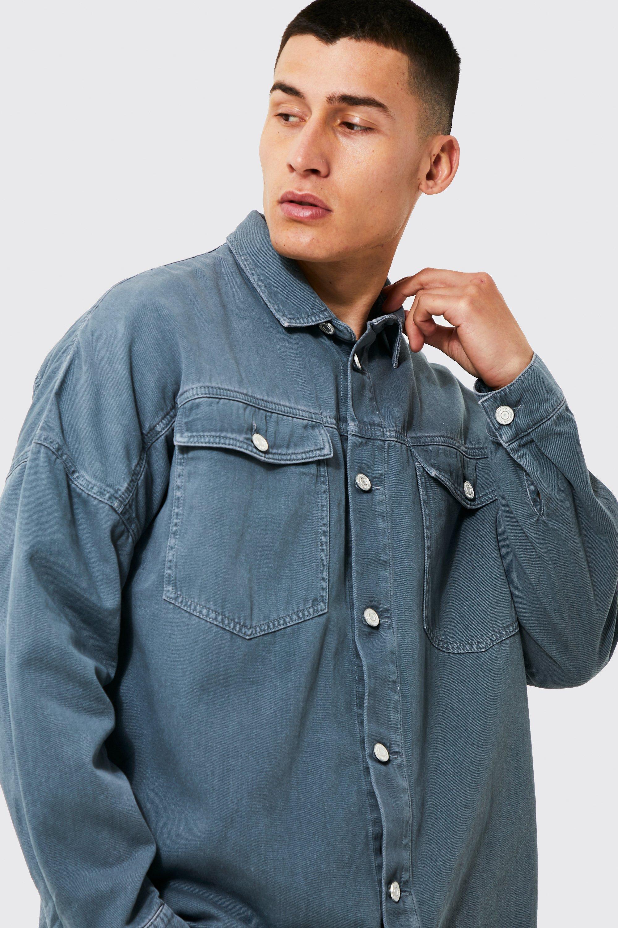 Chemise discount jean oversize